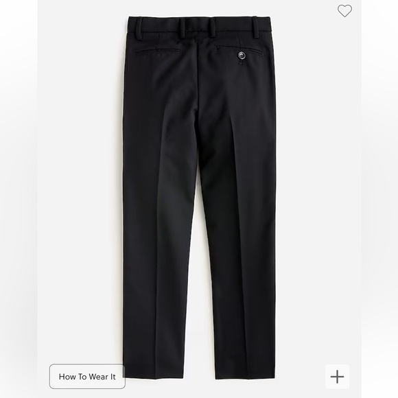 Boys' slim Ludlow suit pant in Italian wool - Picture 2 of 4